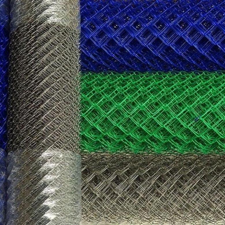 Купить  плетеная (рабица) с полимерным покрытием – Уфимская .